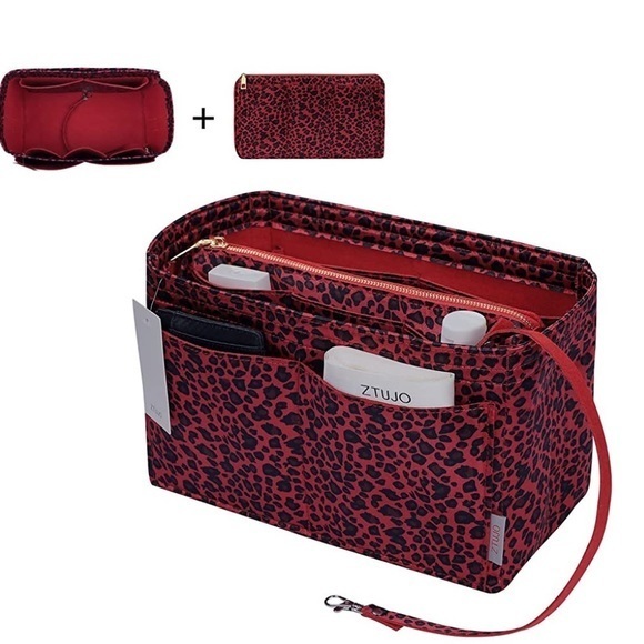 Macy's Bags Purse Organizer Insert Felt Bag Organizer With Zipper